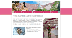 Desktop Screenshot of mariage-en-alsace.com