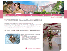 Tablet Screenshot of mariage-en-alsace.com